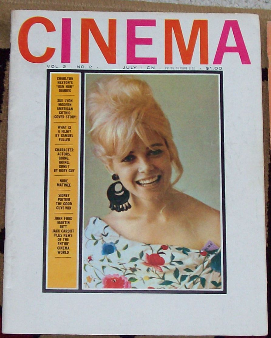 CINEMA (Ca) magazine side cover  Vol 2 No 2 July 1964
