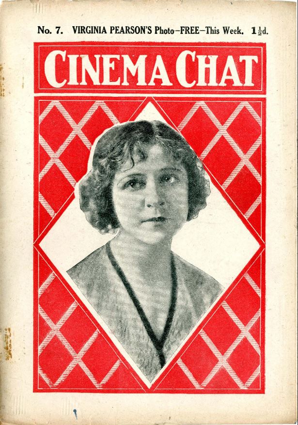 CINEMA CHAT magazine side cover Issue 7 7 July 1919
