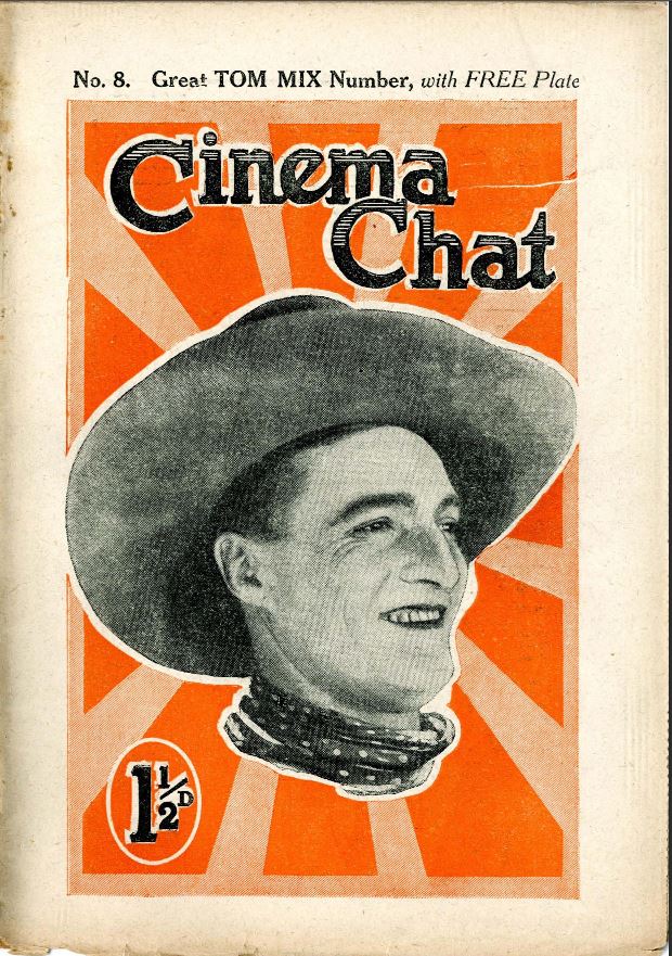 CINEMA CHAT magazine side cover Issue 8 14 July 1919