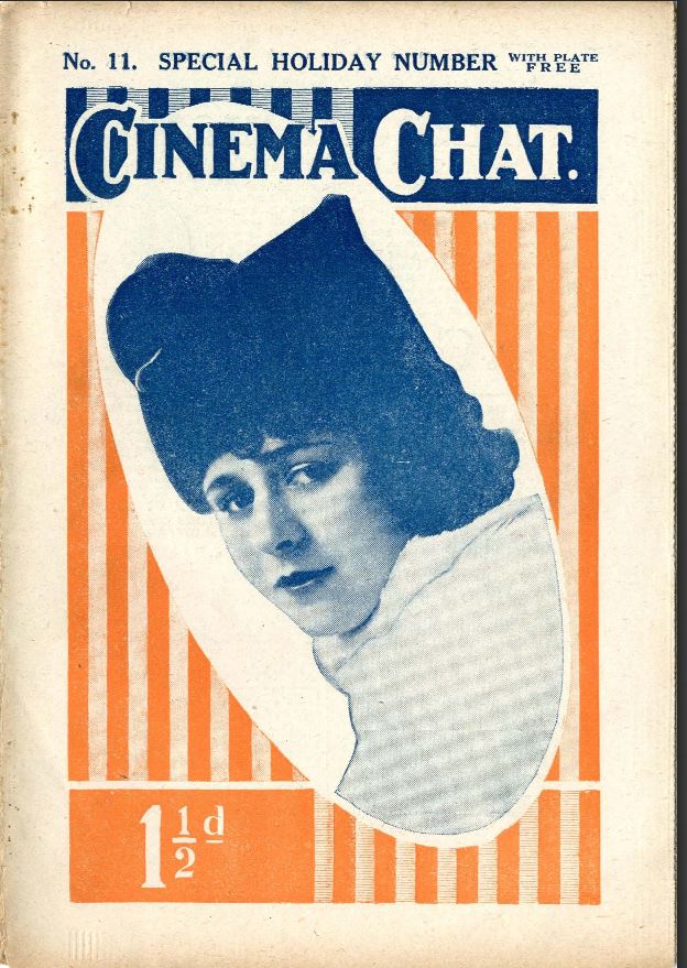 CINEMA CHAT magazine side cover Issue 11 4 August 1919