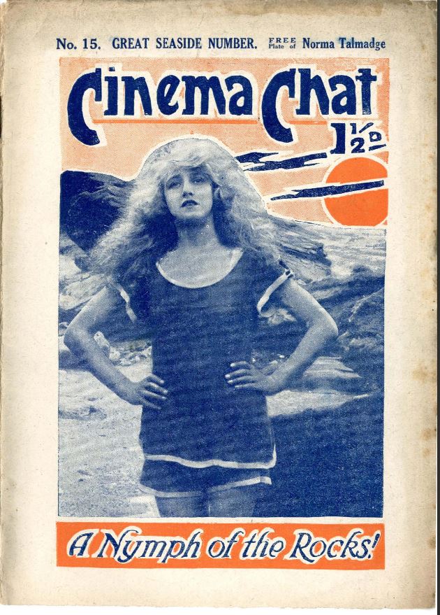 CINEMA CHAT magazine side cover Issue 15 1 September 1919