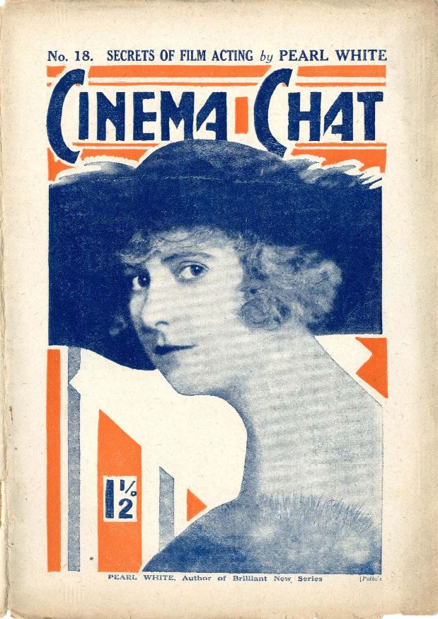 CINEMA CHAT magazine side cover Issue 18 22 September 1919