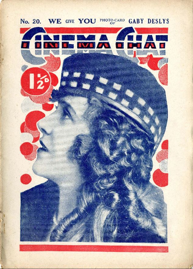 CINEMA CHAT magazine side cover Issue 20 6 October 1919