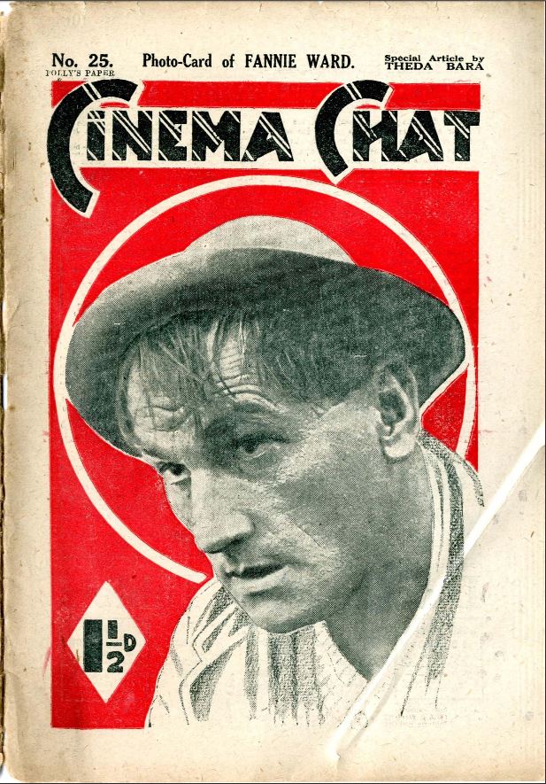CINEMA CHAT magazine side cover Issue 25 10 November 1919