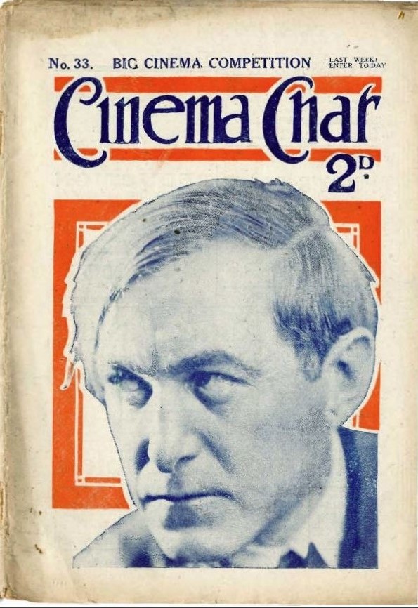 CINEMA CHAT magazine side cover Issue 33 5 January 1920