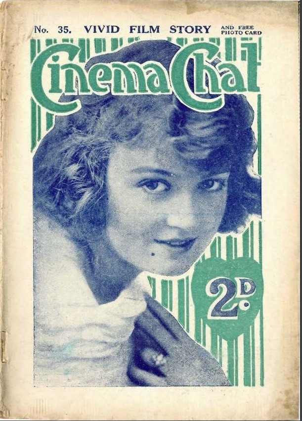 CINEMA CHAT magazine side cover Issue 35 19 January 1920