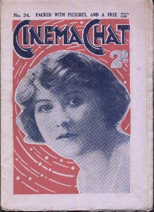 CINEMA CHAT magazine side cover Issue 34 12 January 1920