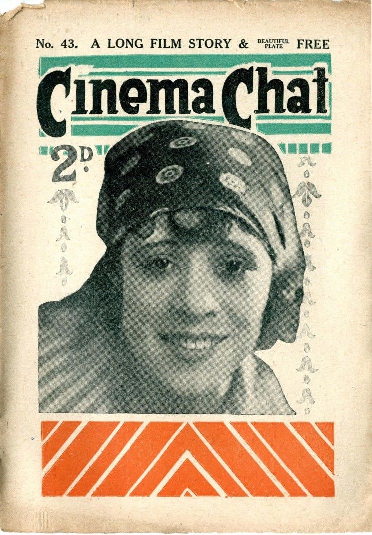 CINEMA CHAT magazine side cover Issue 43 15 March 1920