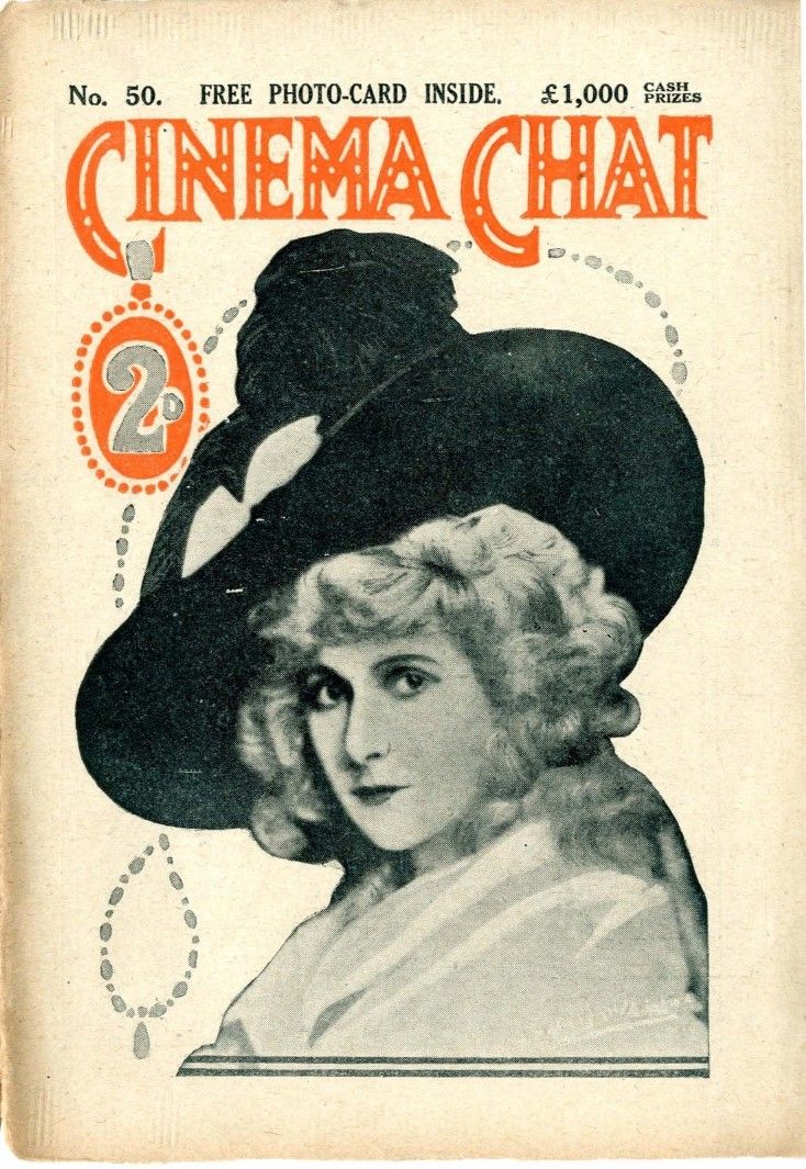 CINEMA CHAT magazine side cover Issue 50 3 May 1920