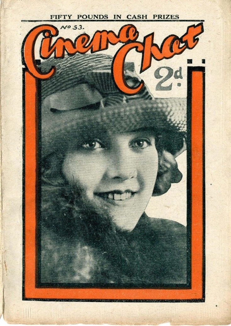 CINEMA CHAT magazine cover Issue 53 25 May 1920