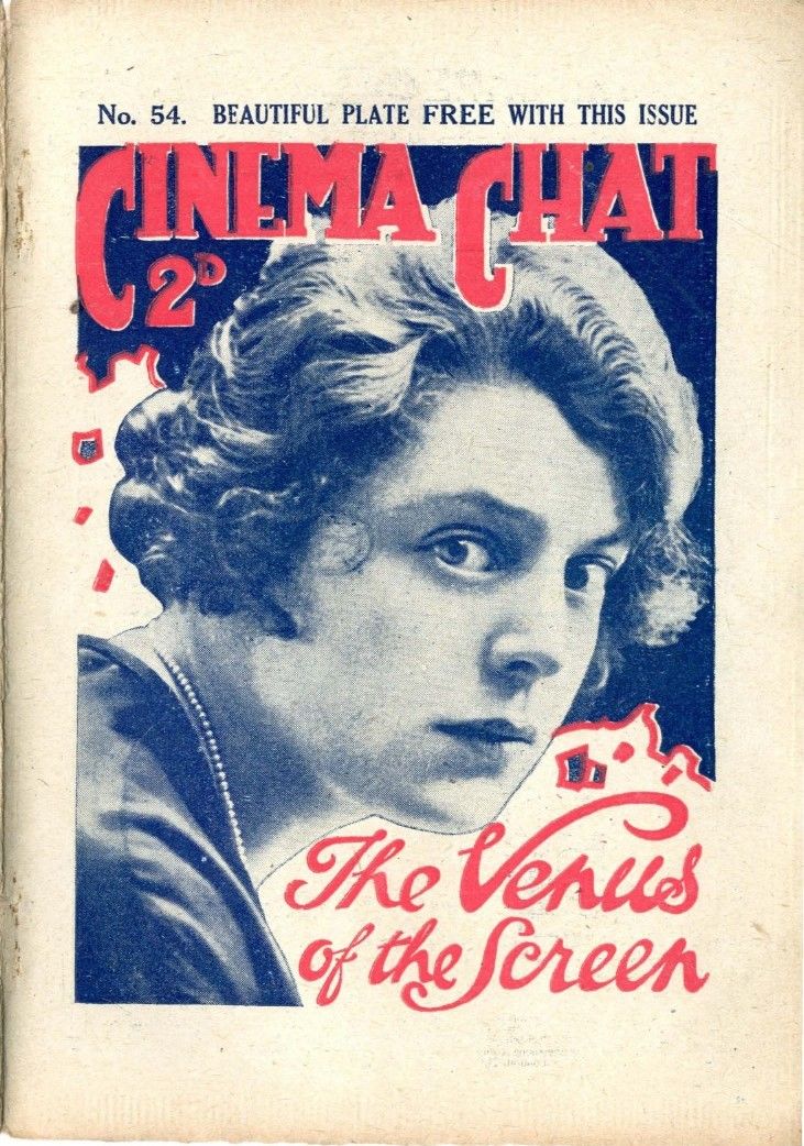 CINEMA CHAT magazine side cover Issue 54 31 May 1920