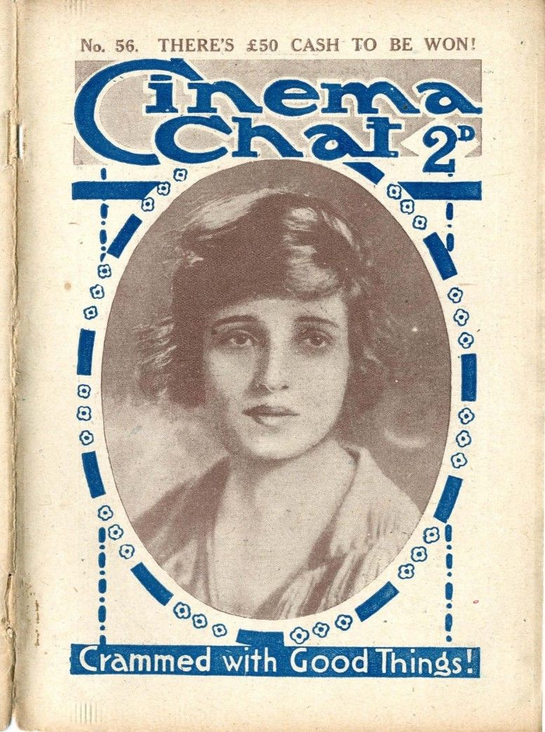 CINEMA CHAT magazine side cover Issue 56 14 June 1920