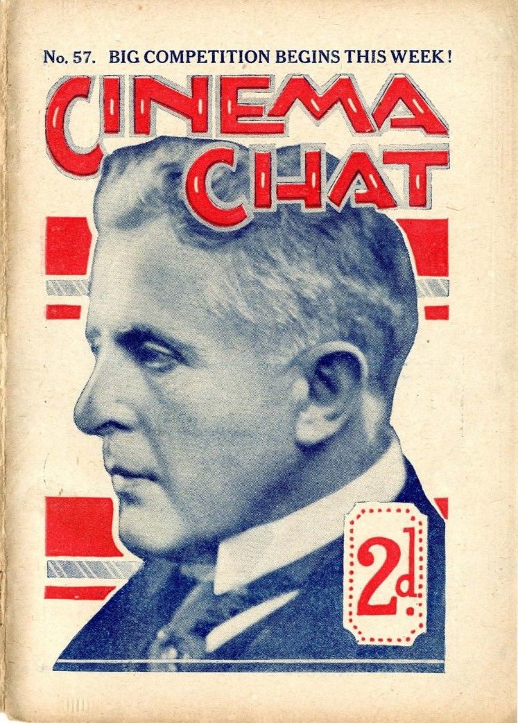 CINEMA CHAT magazine side cover Issue 57 21 June 1920
