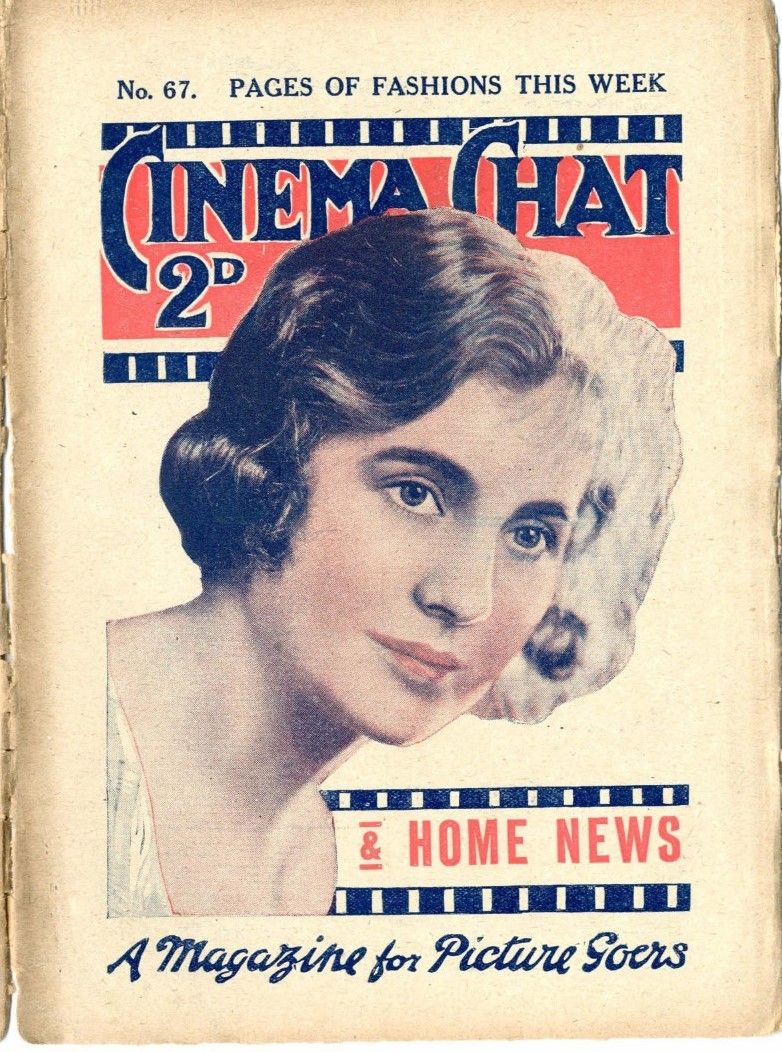 CINEMA CHAT magazine side cover Issue 67 30 August 1920