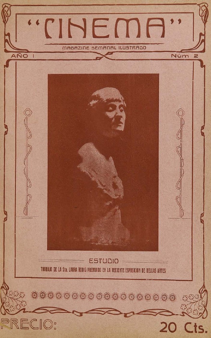 CINEMA (CHILE) magazine side cover Issue 2 5 December 1913