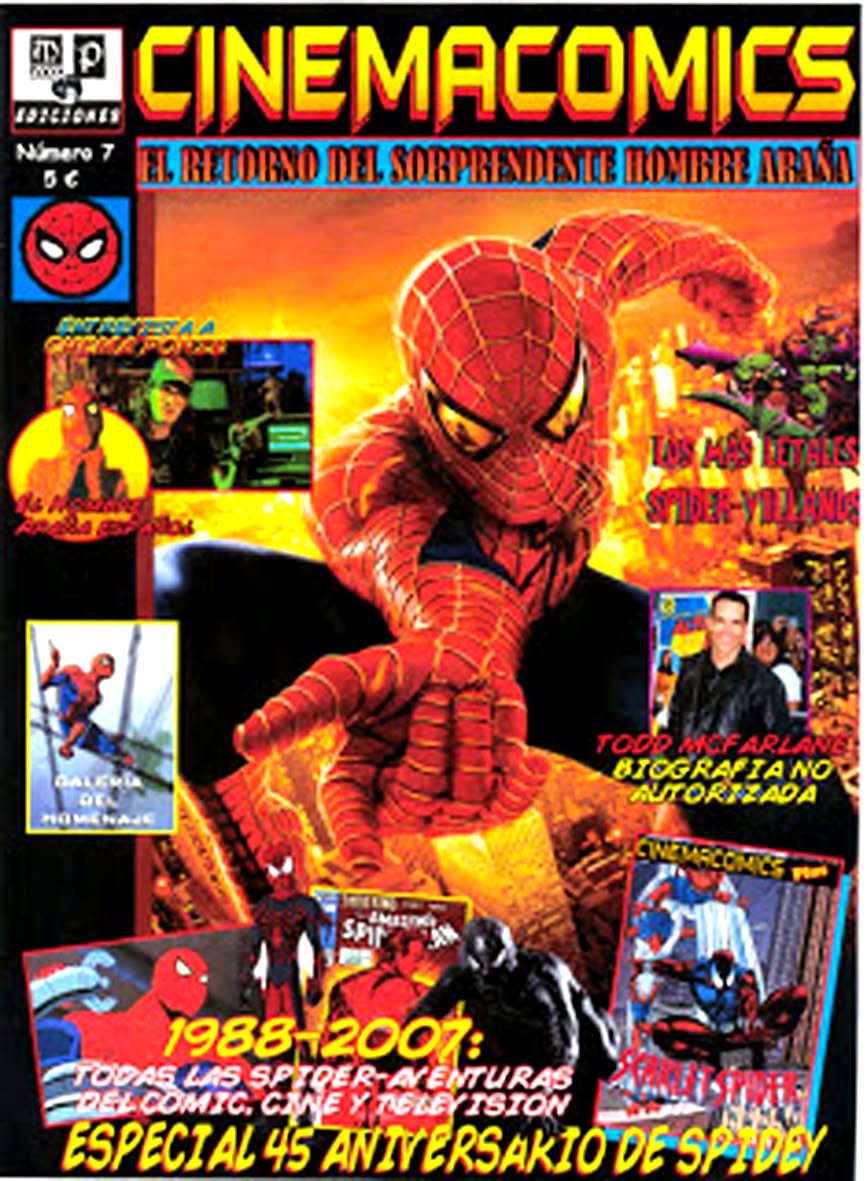 CINEMACOMICS magazine side cover Issue 7   