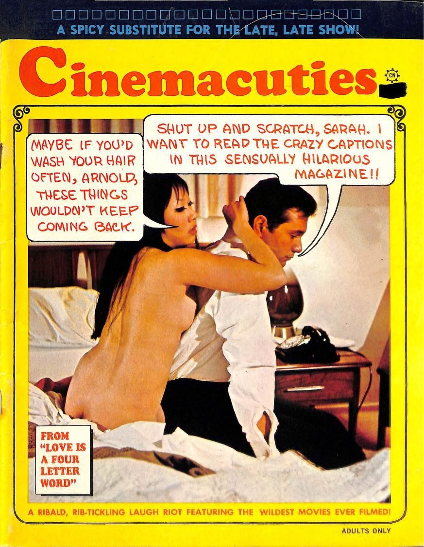 CINEMACUTIES magazine side cover Issue 1  January 1967