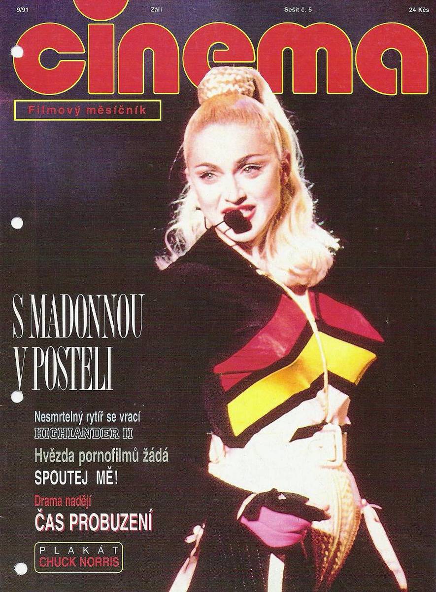 CINEMA (Cz) magazine side cover September 1991