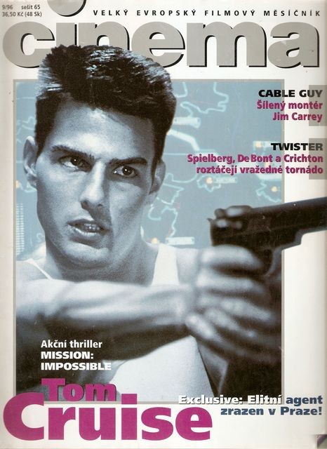 CINEMA (Cz) magazine side cover  September 1996