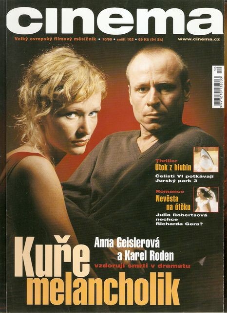 CINEMA (Cz) magazine side cover  October 1999