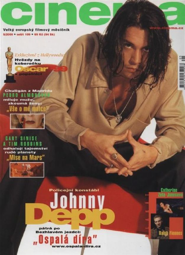 CINEMA (Cz) magazine side cover  January 2001