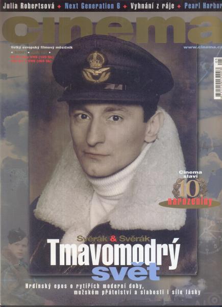 CINEMA (Cz) magazine side cover  May 2001