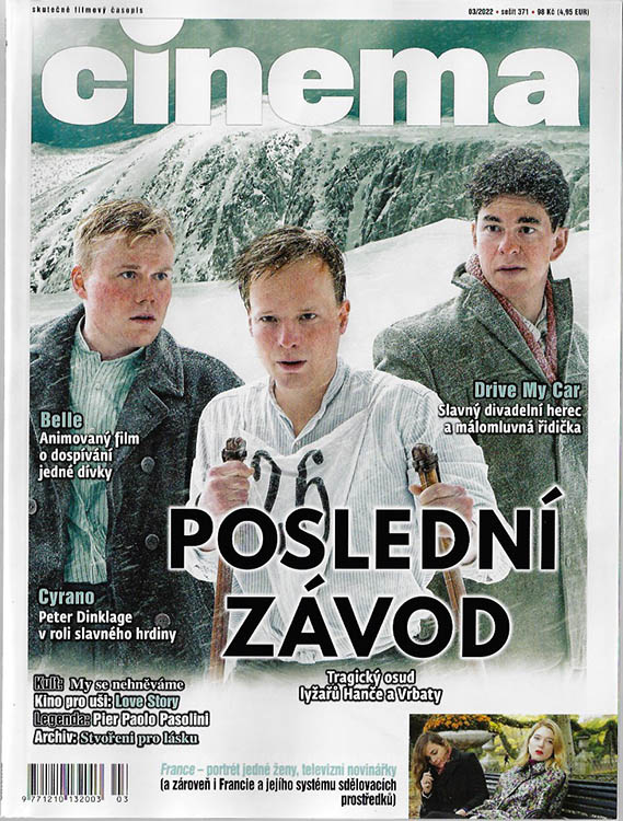 CINEMA (Cz) magazine side cover Issue 371  March 2022