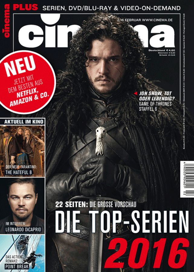 CINEMA (De) magazine side cover February 2016