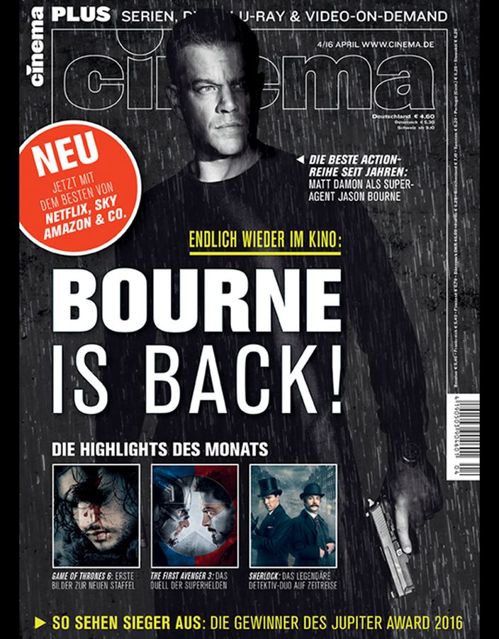 CINEMA (De) magazine side cover April 2016