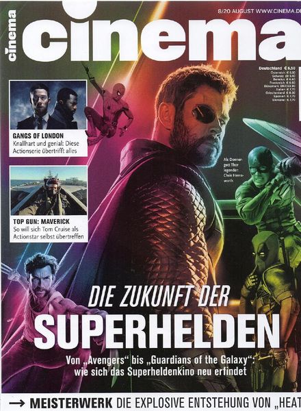 CINEMA (De) magazine side cover  August 2020