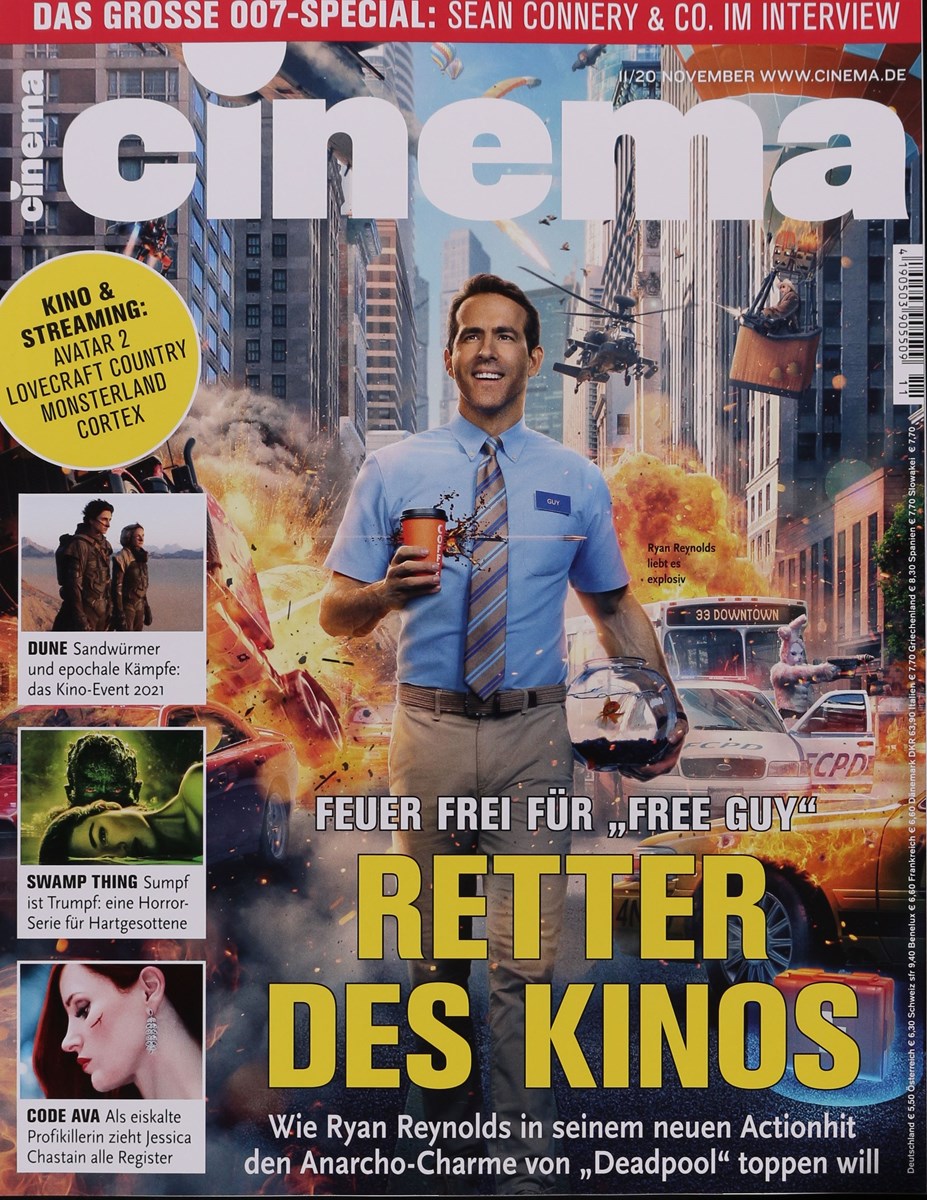 CINEMA (De) magazine side cover  November 2020