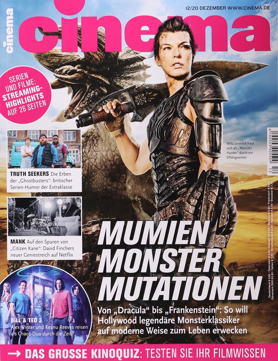 CINEMA (De) magazine side cover  December 2020