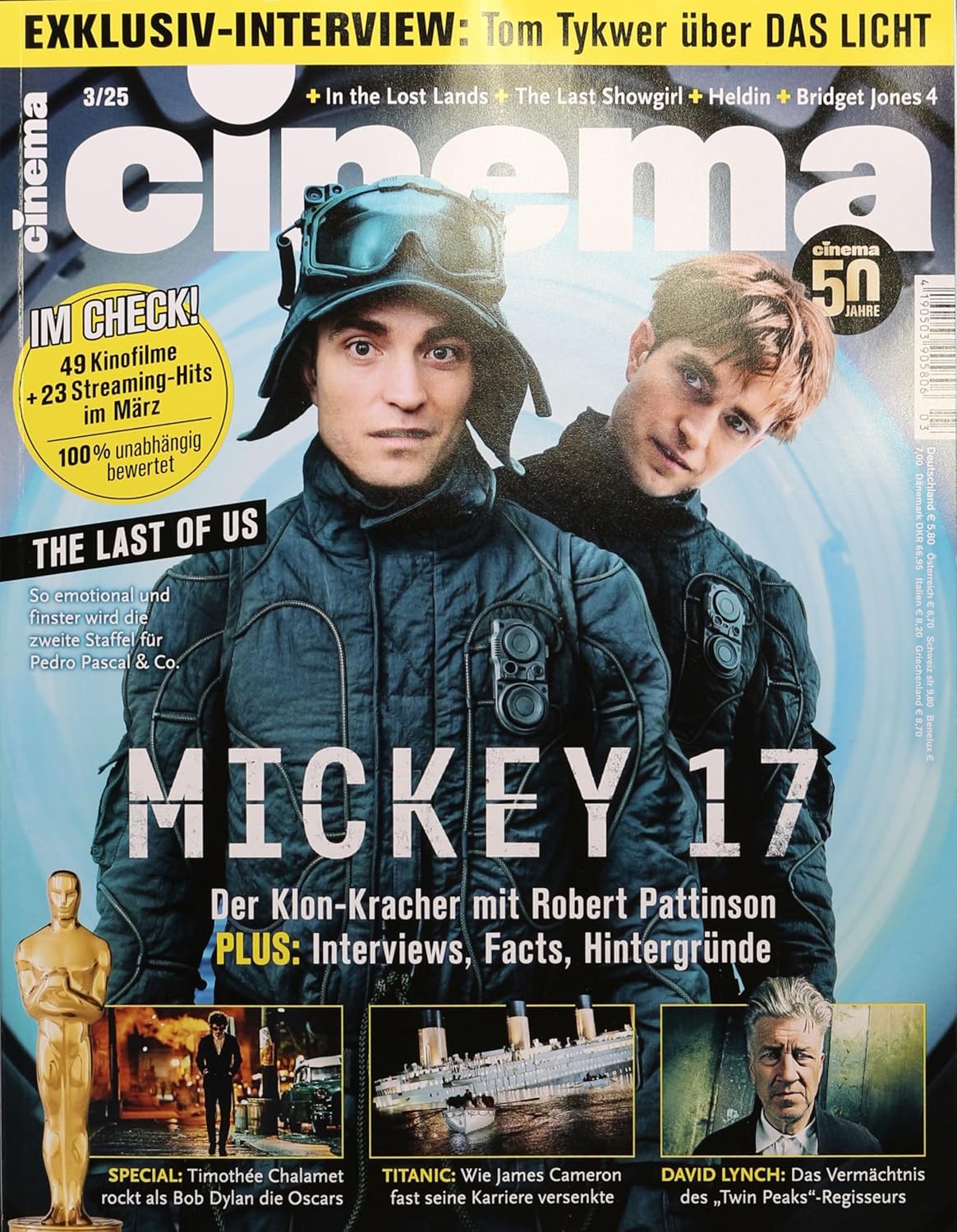 CINEMA (De) magazine side cover  March 2025