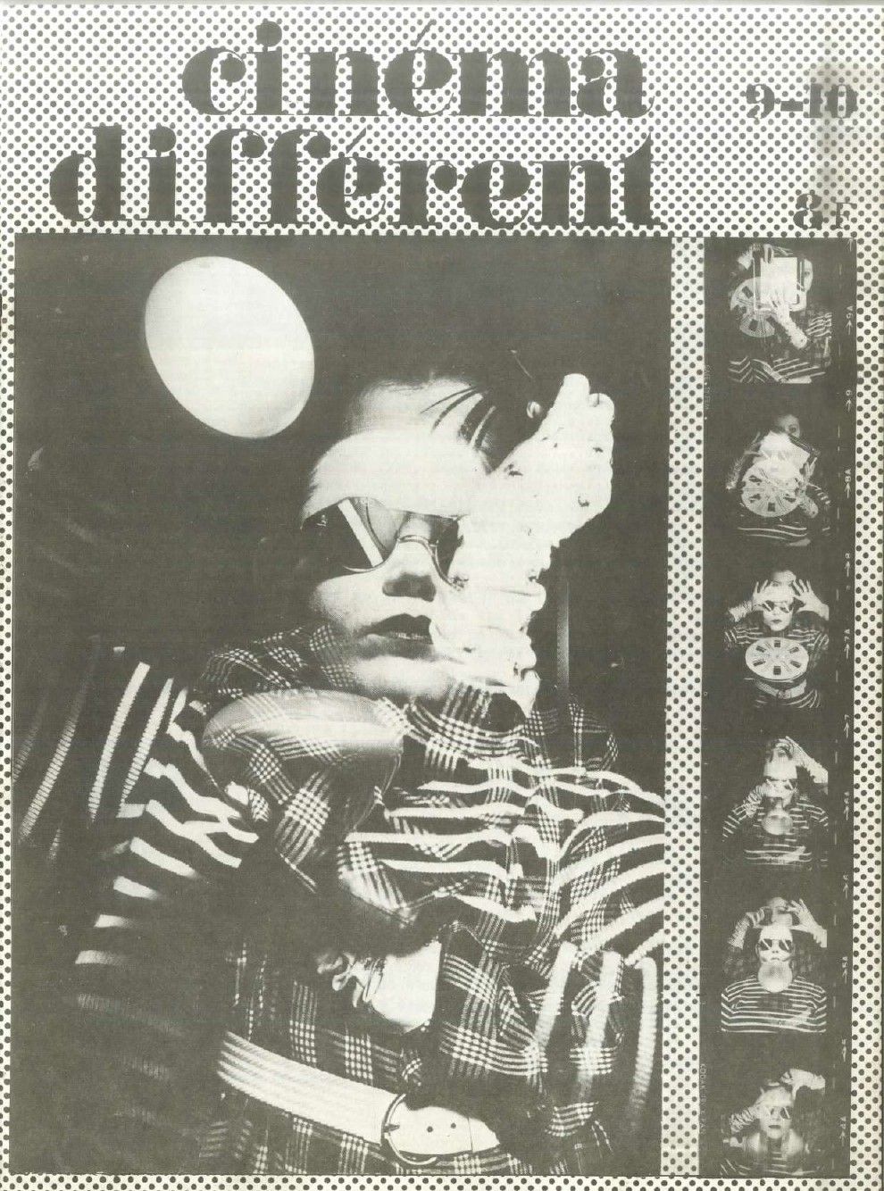 CINEMA DIFFERENT magazine side cover Issue 9-10  March/April 1977