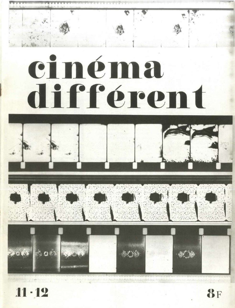 CINEMA DIFFERENT magazine side cover Issue 11-12  May/June 1977
