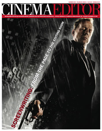 CINEMA EDITOR magazine side cover Issue 217  Vol 55 # 2 Spring 2005