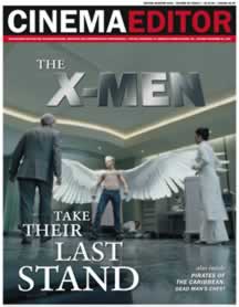 CINEMA EDITOR magazine side cover Issue 221  Vol 56 # 2 Spring 2006