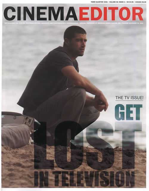 CINEMA EDITOR magazine side cover Issue 222  Vol 56 # 3 Summer 2006