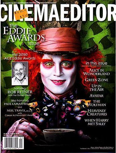 CINEMA EDITOR magazine side cover Issue 236  Vol 60 # 1 January/February/March 2010
