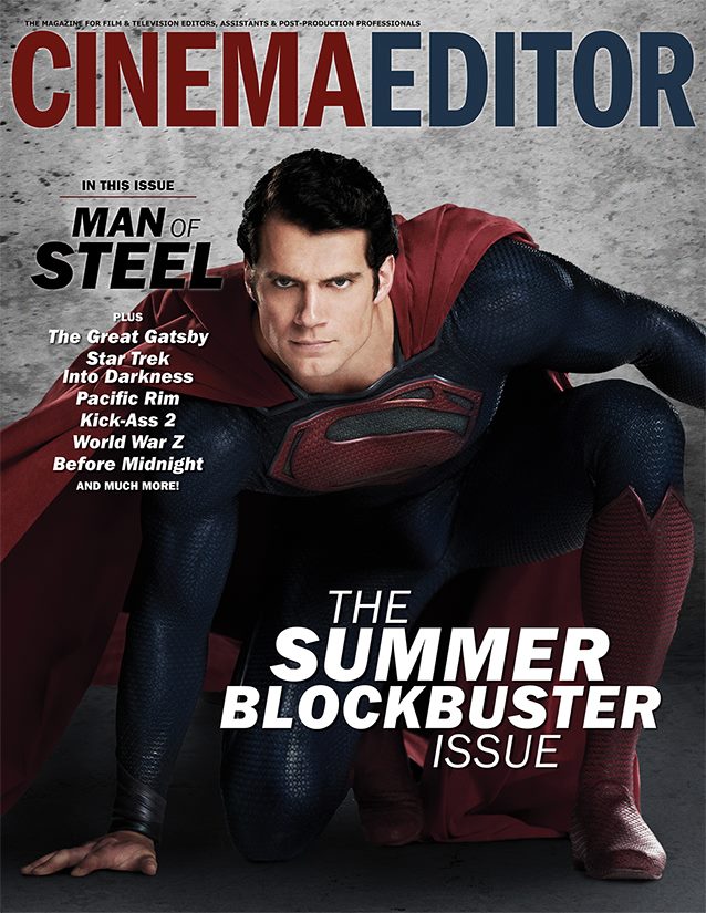 CINEMA EDITOR magazine side cover Issue 245  Vol 62 # 2 June/July/August 2012