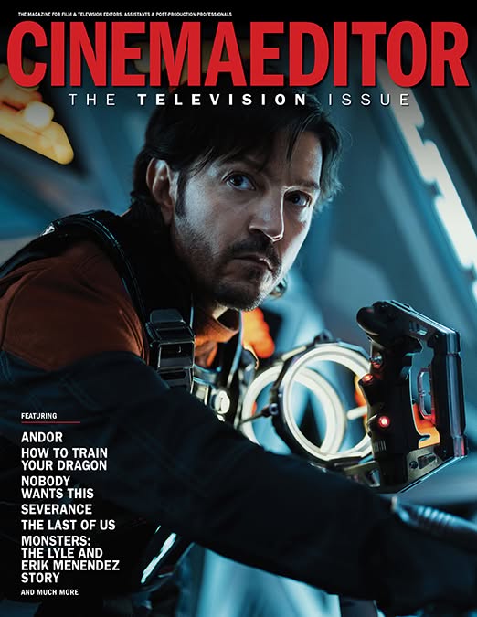 CINEMA EDITOR magazine side cover  July/September 2023