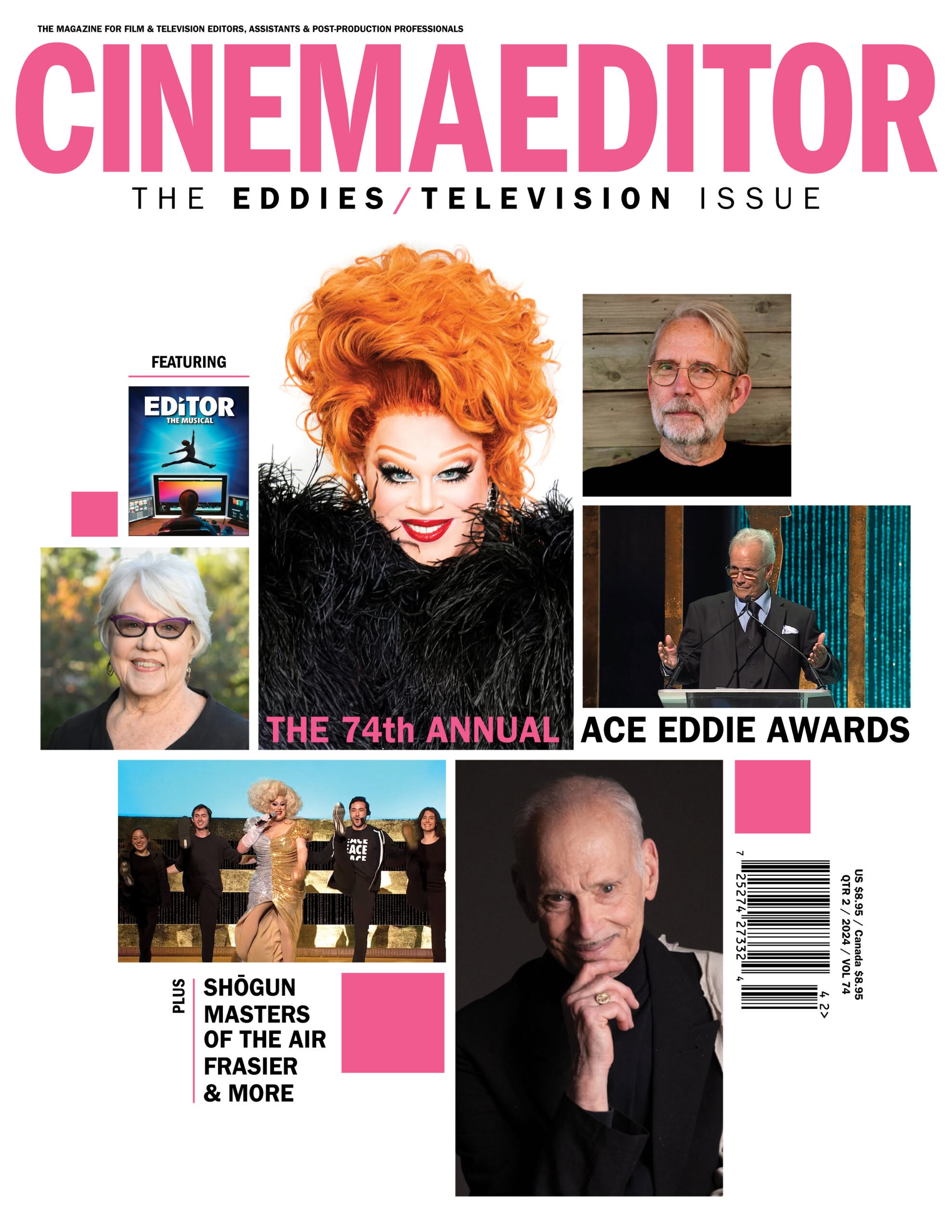 CINEMA EDITOR magazine side cover  April/June 2024