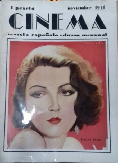 CINEMA (Es) magazine side cover  November 1931