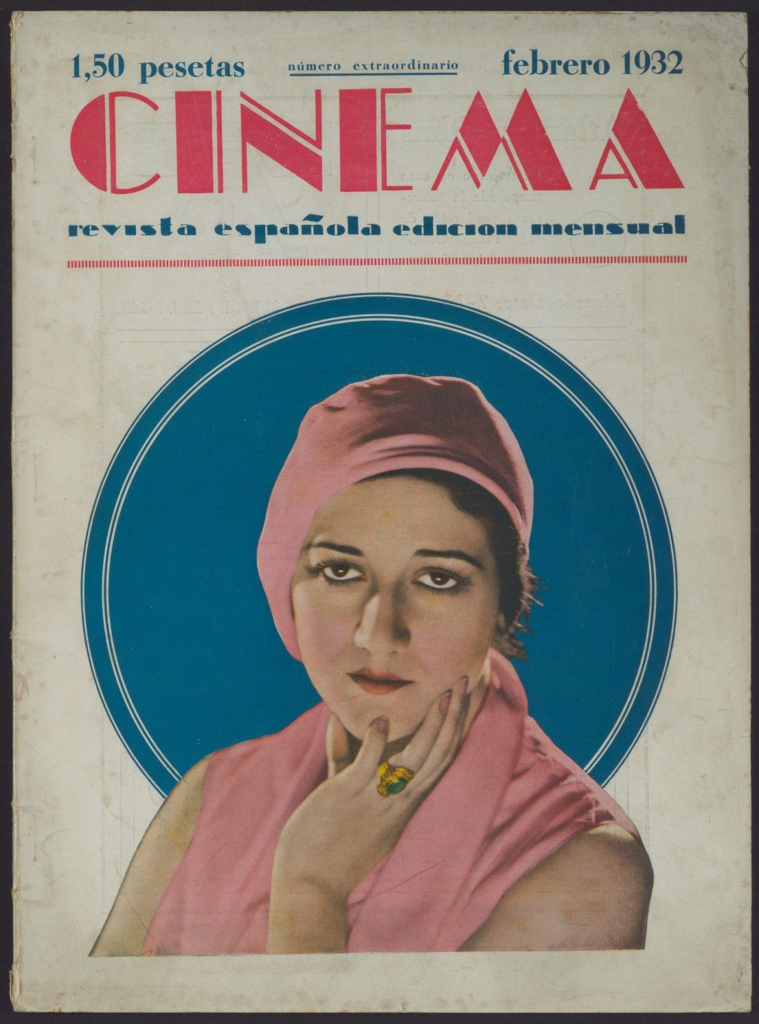 CINEMA (Es) magazine side cover Issue 5  February 1932