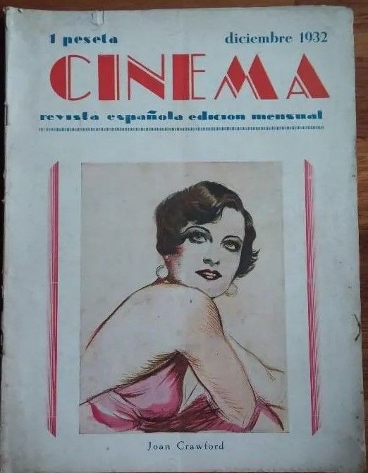 CINEMA (Es) magazine side cover  December 1932