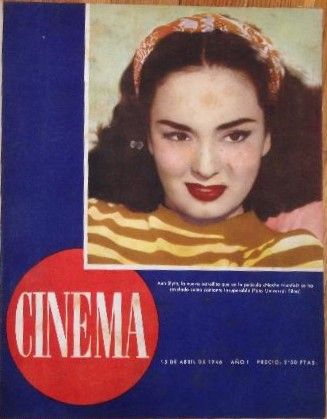 CINEMA (40s Sp) magazine side cover Issue 2 15 April 1946