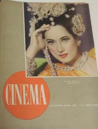 CINEMA (40s Sp) magazine side cover Issue 13 15 October 1946