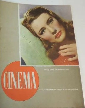 CINEMA (40s Sp) magazine side cover Issue 16 1 December 1946