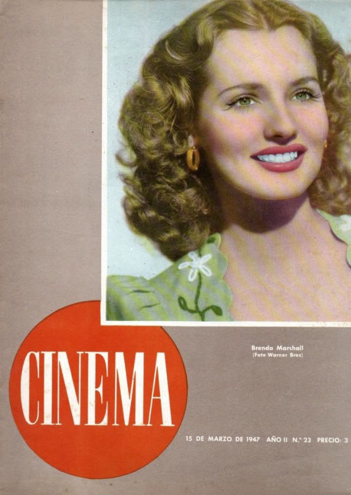CINEMA (40s Sp) magazine side cover Issue 23 15 March 1947