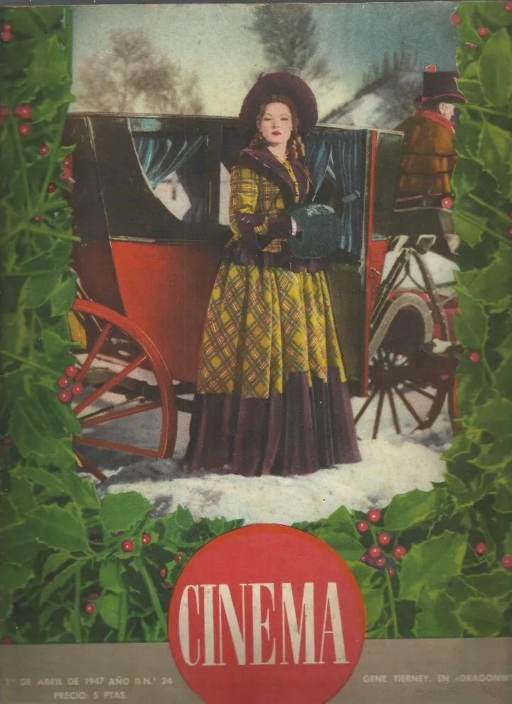 CINEMA (40s Sp) magazine side cover Issue 24 1 April 1947